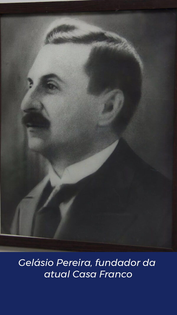 Gelásio de Souza Pereira, fundador da Casa Franco