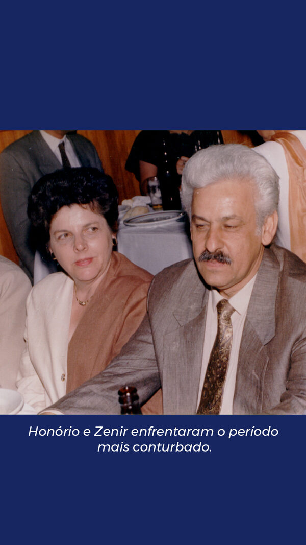 Honório e Zenir Franco enfrentaram o período mais conturbado
